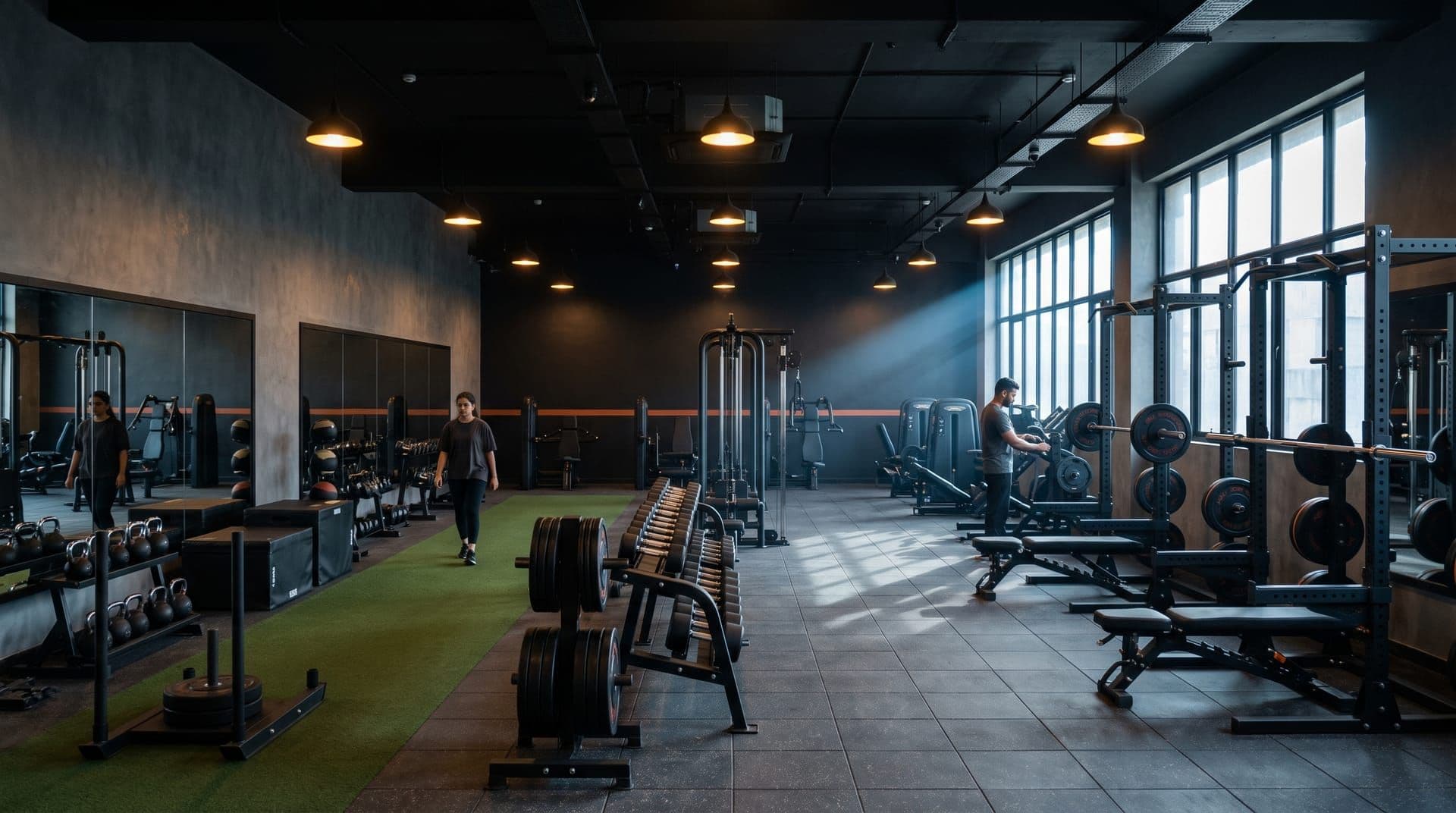 The training floor at PR Fitness